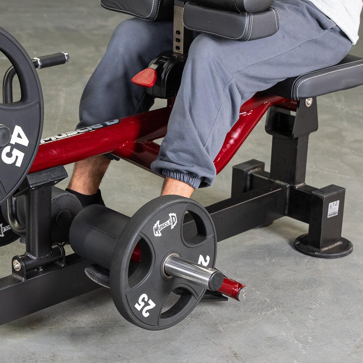 Power Leverage V2  Seated Calf / Tib - Muscle D Fitness