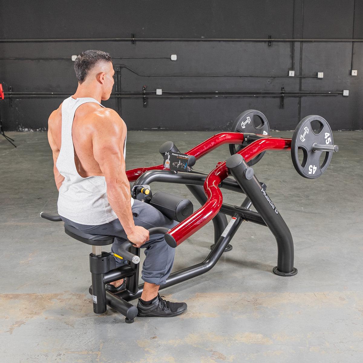 Power Leverage V2 Seated Dip / Triceps Press - Muscle D Fitness