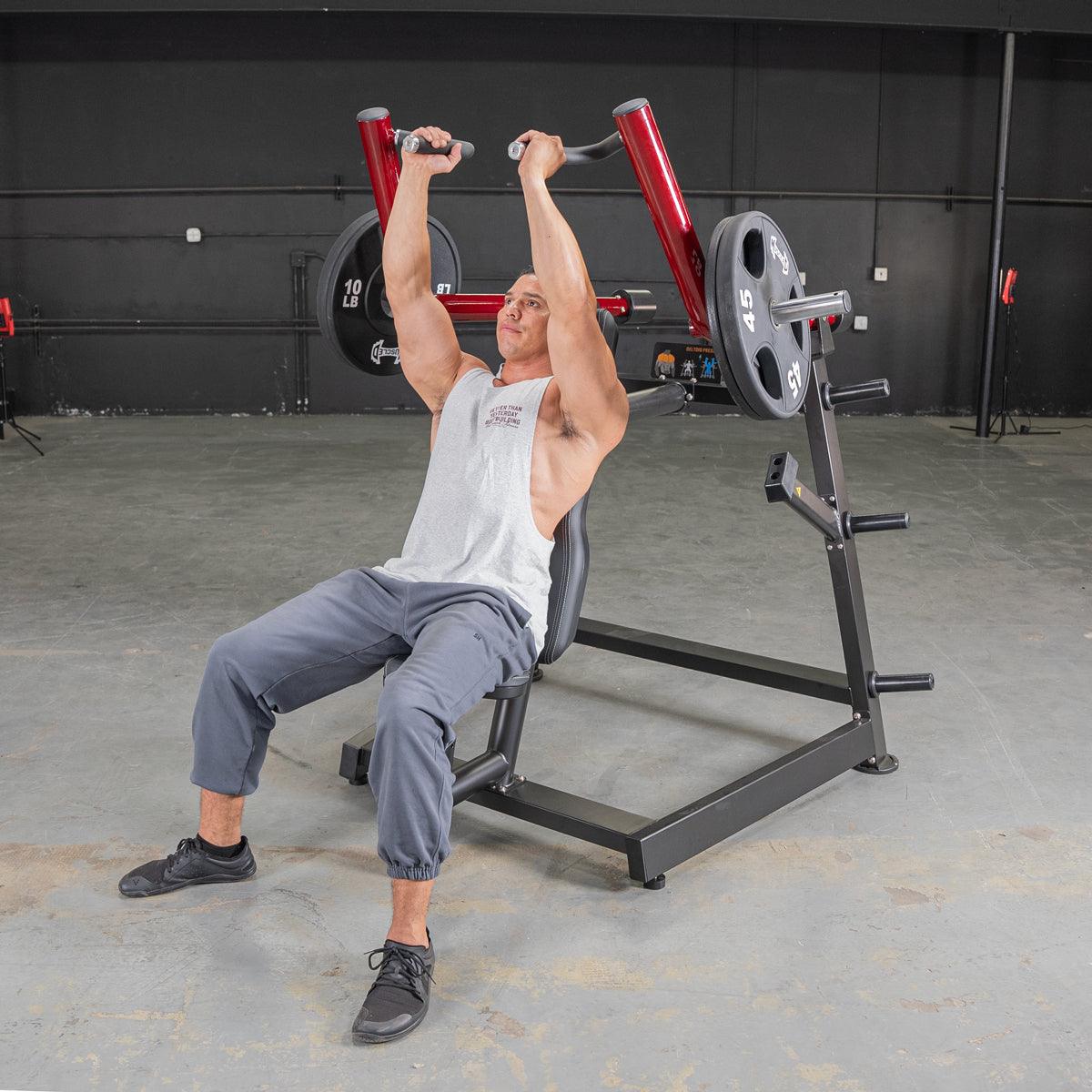 Power Leverage V2 Shoulder Press - Muscle D Fitness