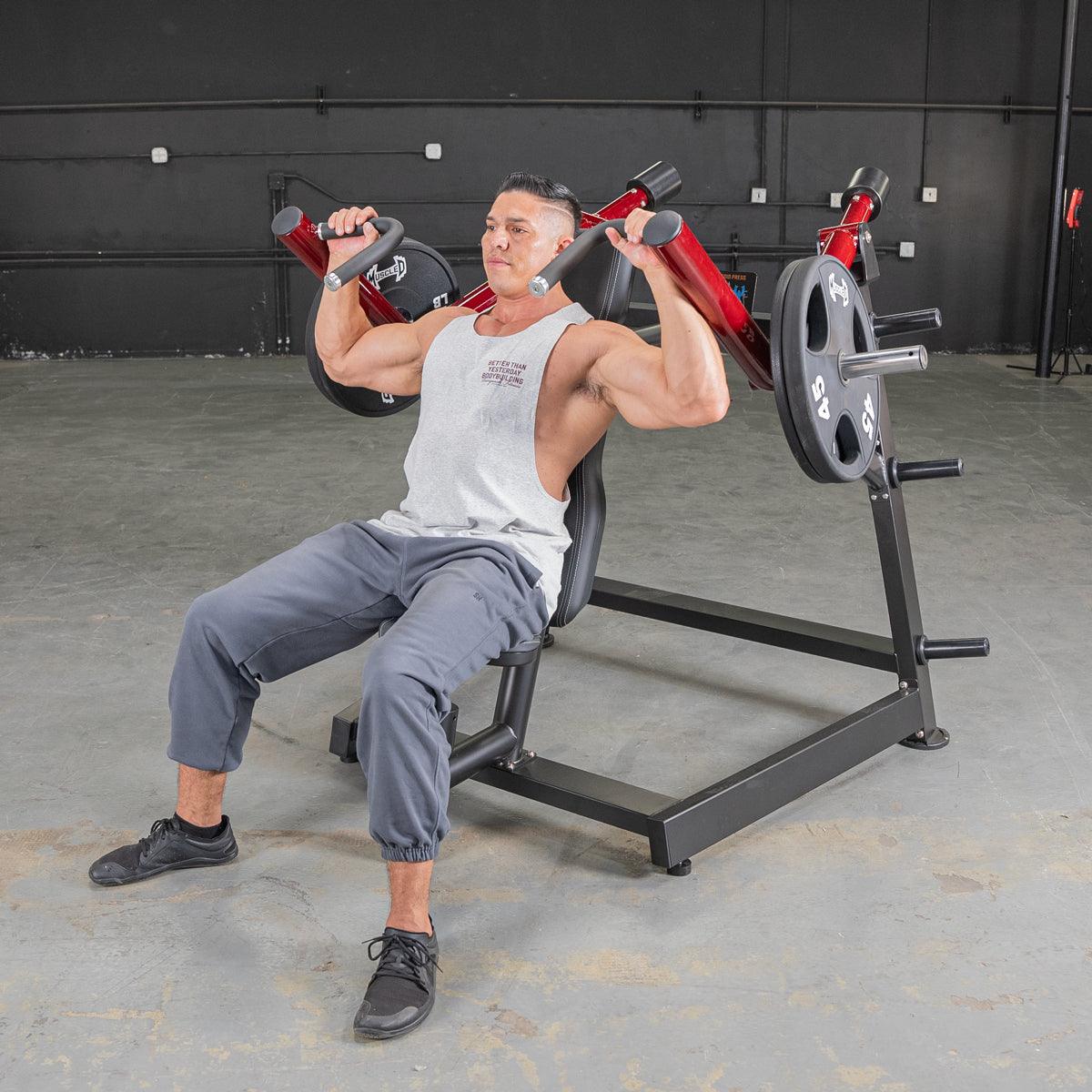 Power Leverage V2 Shoulder Press - Muscle D Fitness