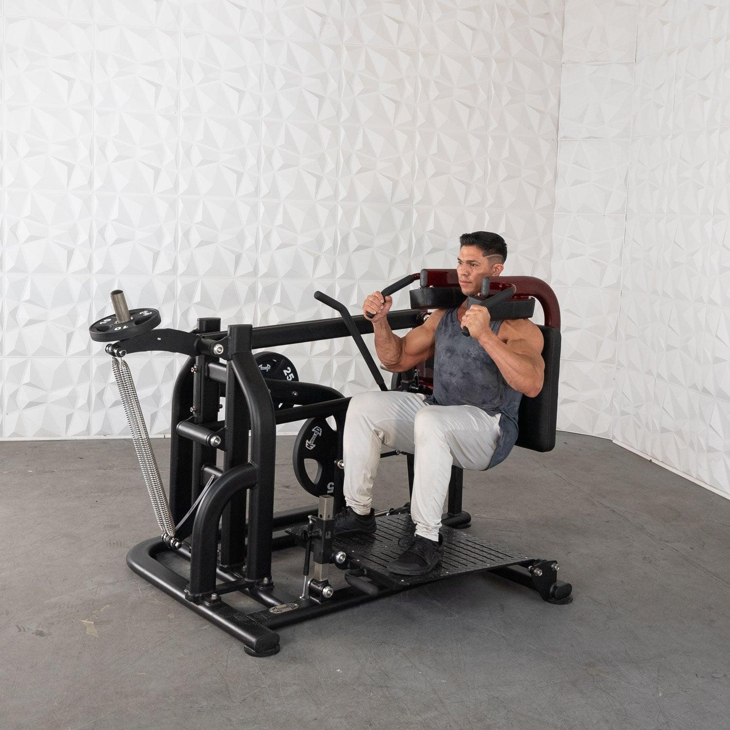 Pro Strength Plate Loaded Drop Squat machine by Muscle D Fitness