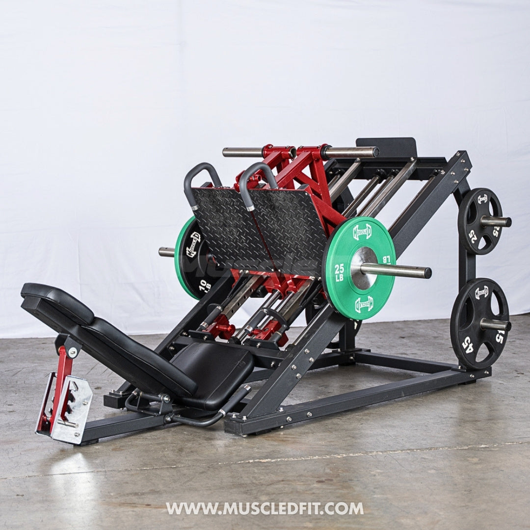 Pro Strength Dual Leg Press - Muscle D Fitness - Plate Loaded - Iso-Lateral - 45-Degree