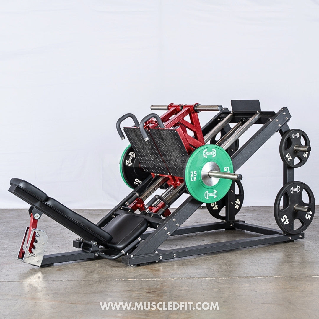 Pro Strength Dual Leg Press - Muscle D Fitness - Plate Loaded - Iso-Lateral - 45-Degree