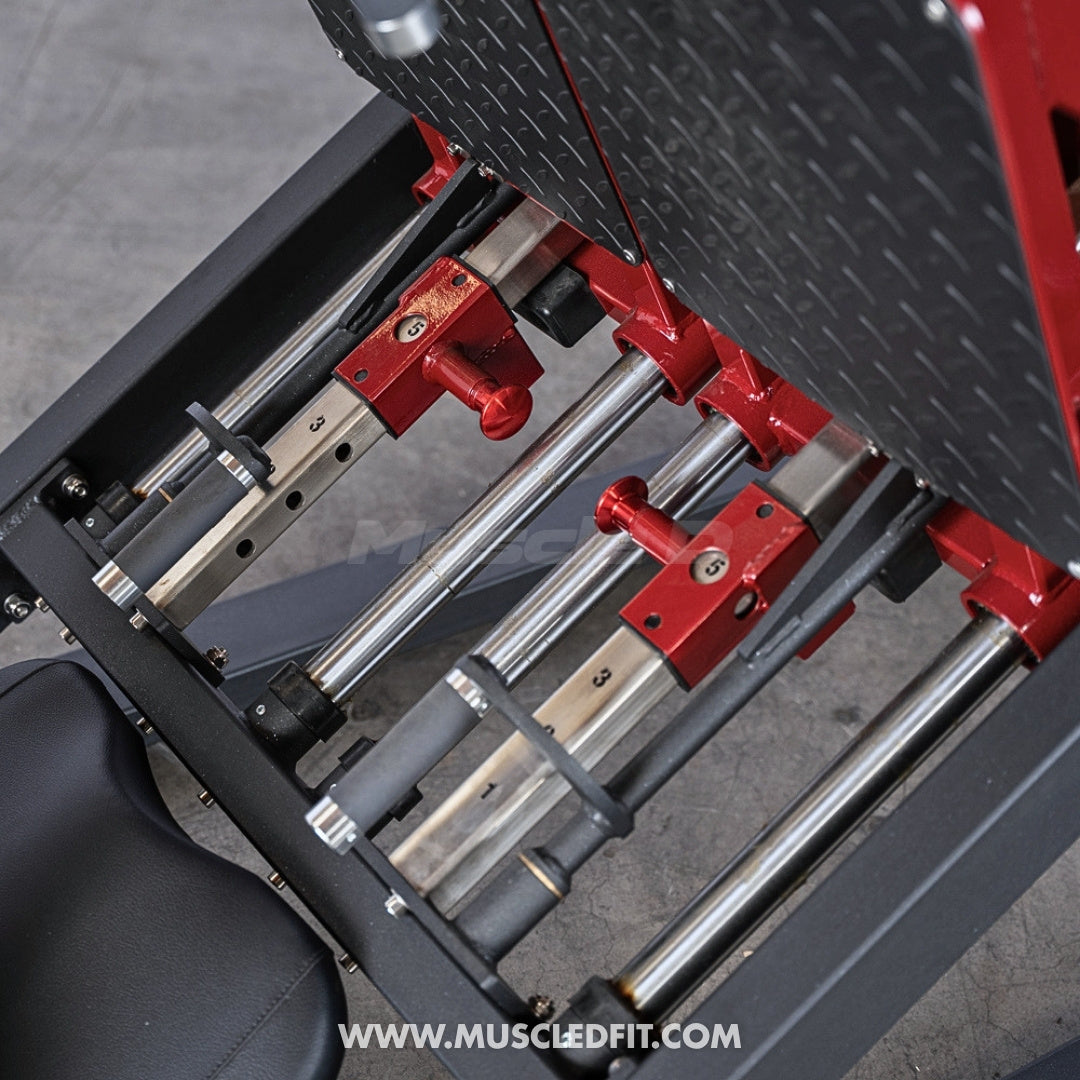 Pro Strength Dual Leg Press - Muscle D Fitness - Plate Loaded - Iso-Lateral - 45-Degree