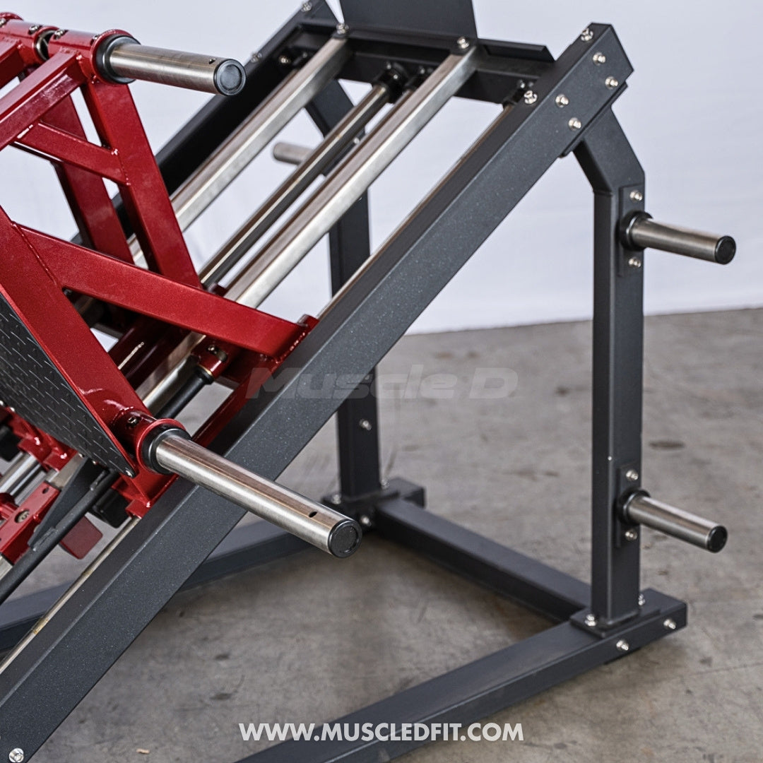 Pro Strength Dual Leg Press - Muscle D Fitness - Plate Loaded - Iso-Lateral - 45-Degree