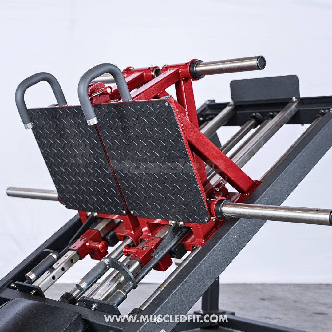 Pro Strength Dual Leg Press - Muscle D Fitness - Plate Loaded - Iso-Lateral - 45-Degree