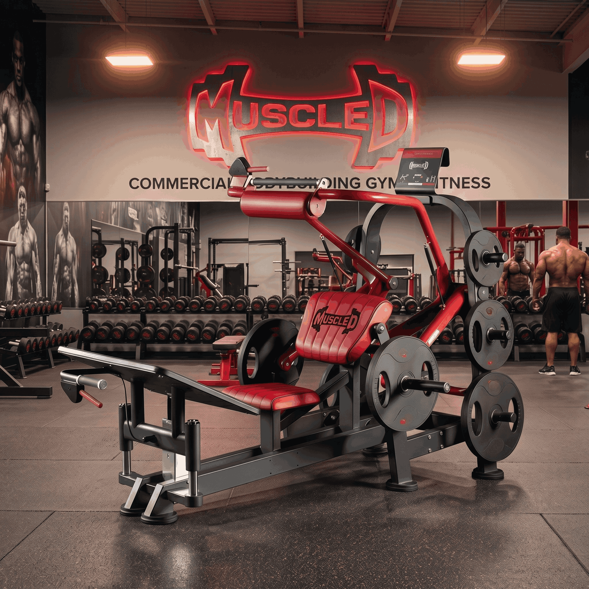 Pro Strength Glute Bridge / Hip Thruster machine on a white background