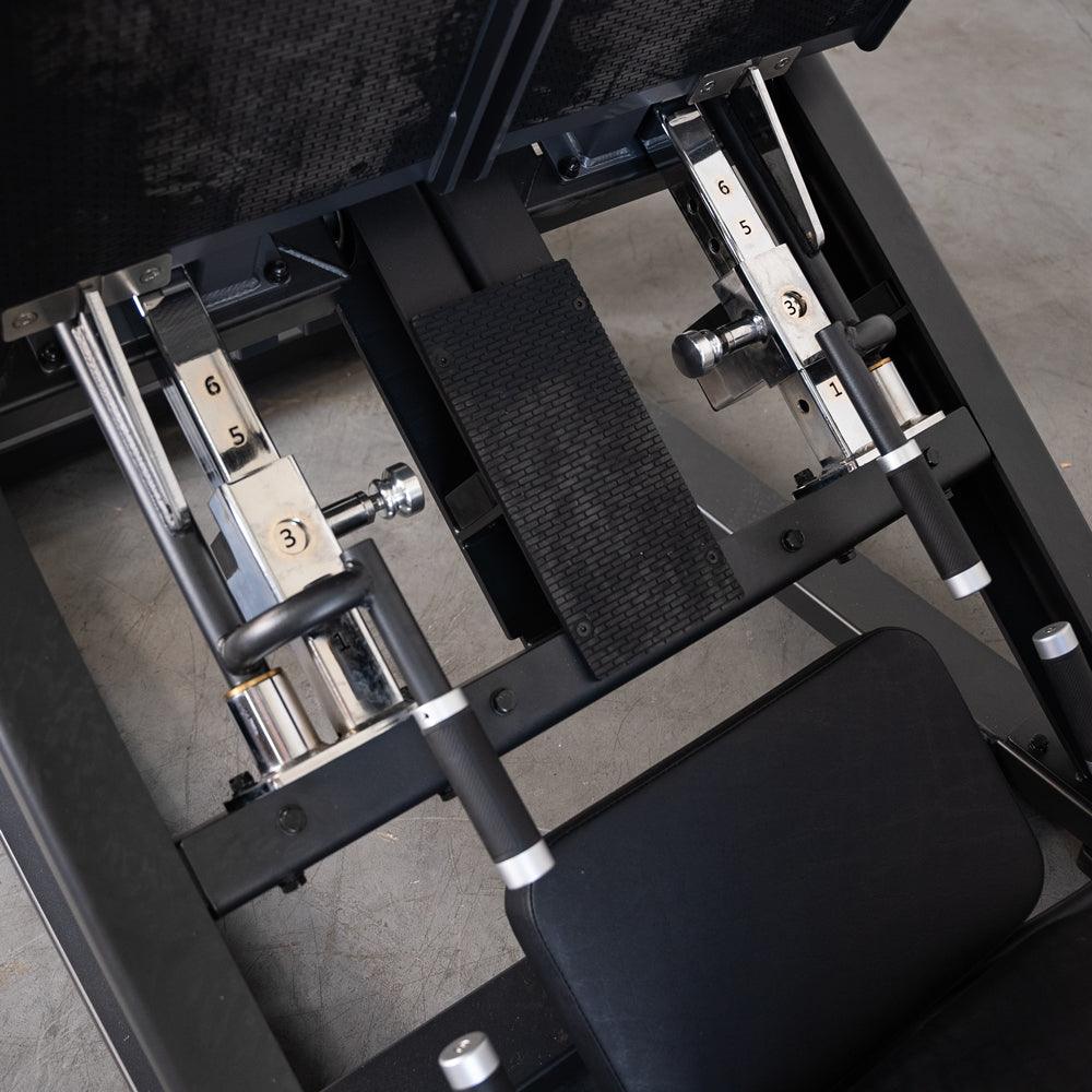 Pro Strength Dual Leg Press - Muscle D Fitness - Premium Adjustable Plate Loaded Iso-Lateral 45-DegreeLeg Press