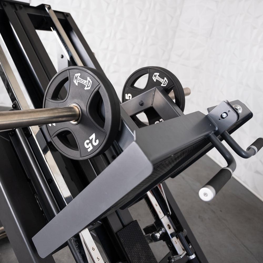 Pro Strength Dual Leg Press - Muscle D Fitness - Premium Adjustable Plate Loaded Iso-Lateral 45-DegreeLeg Press