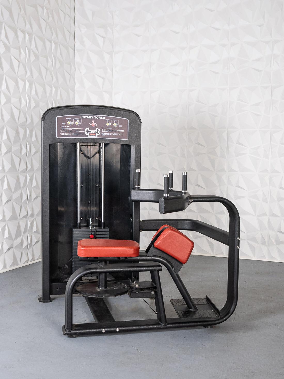 Toros Rotation Elite Selectorized Rotary Torso - Muscle D Fitness - Commercial Adjust