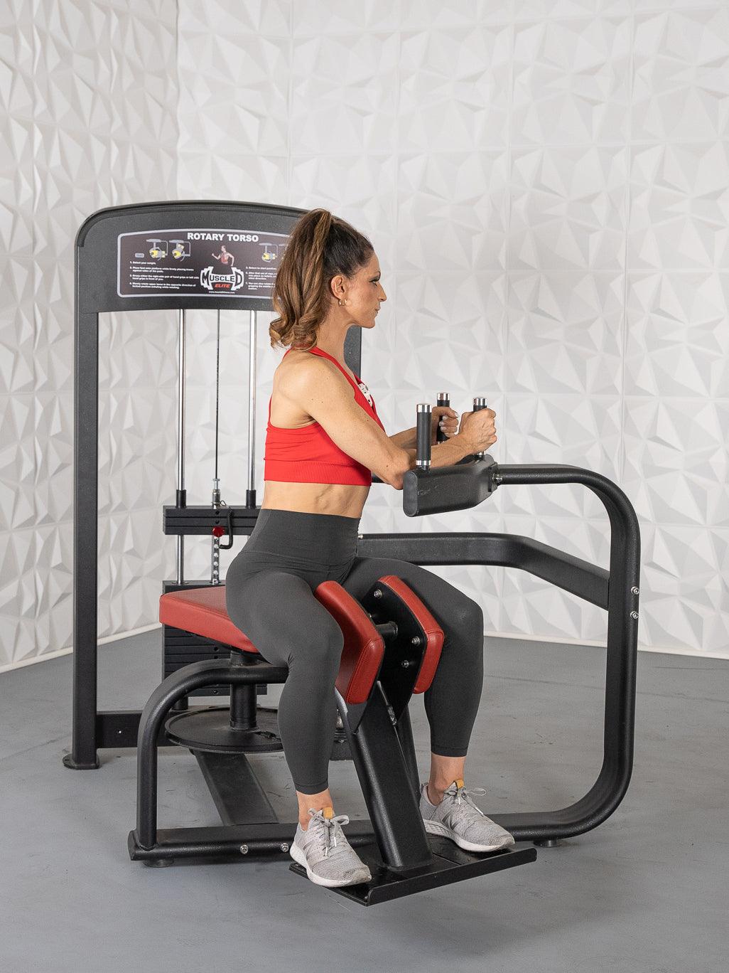 Elite Selectorized Rotary Torso – Muscle D Fitness