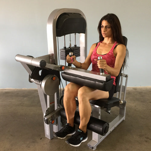 Classic Seated Leg Curl with model