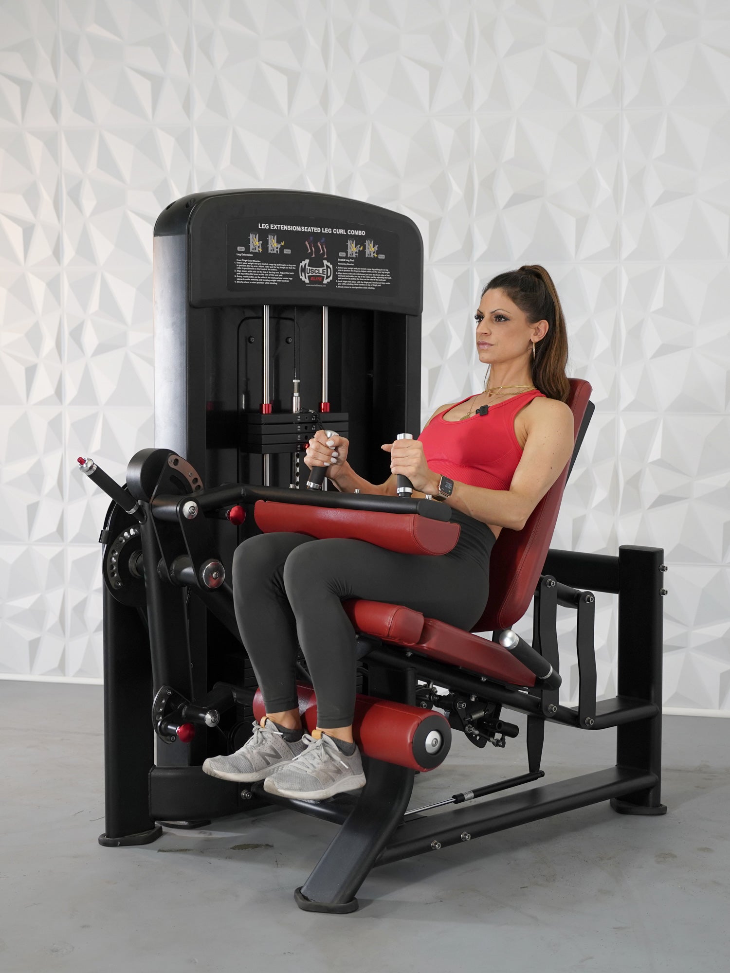 Seated leg curl online no machine