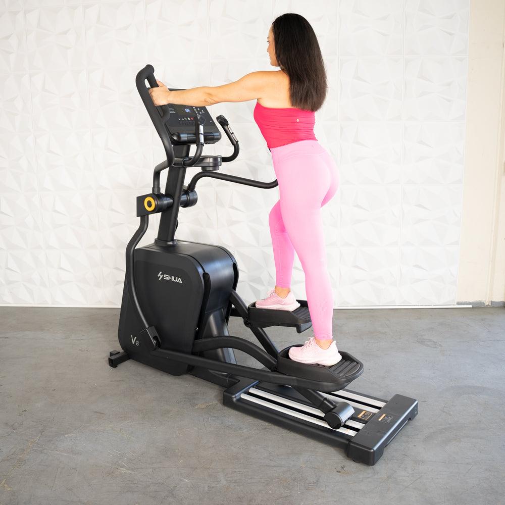 Self Powered Commercial Cross Trainer - Elliptical - Muscle D Fitness - Durable Commercial-Grade Cross Trainer Elliptical