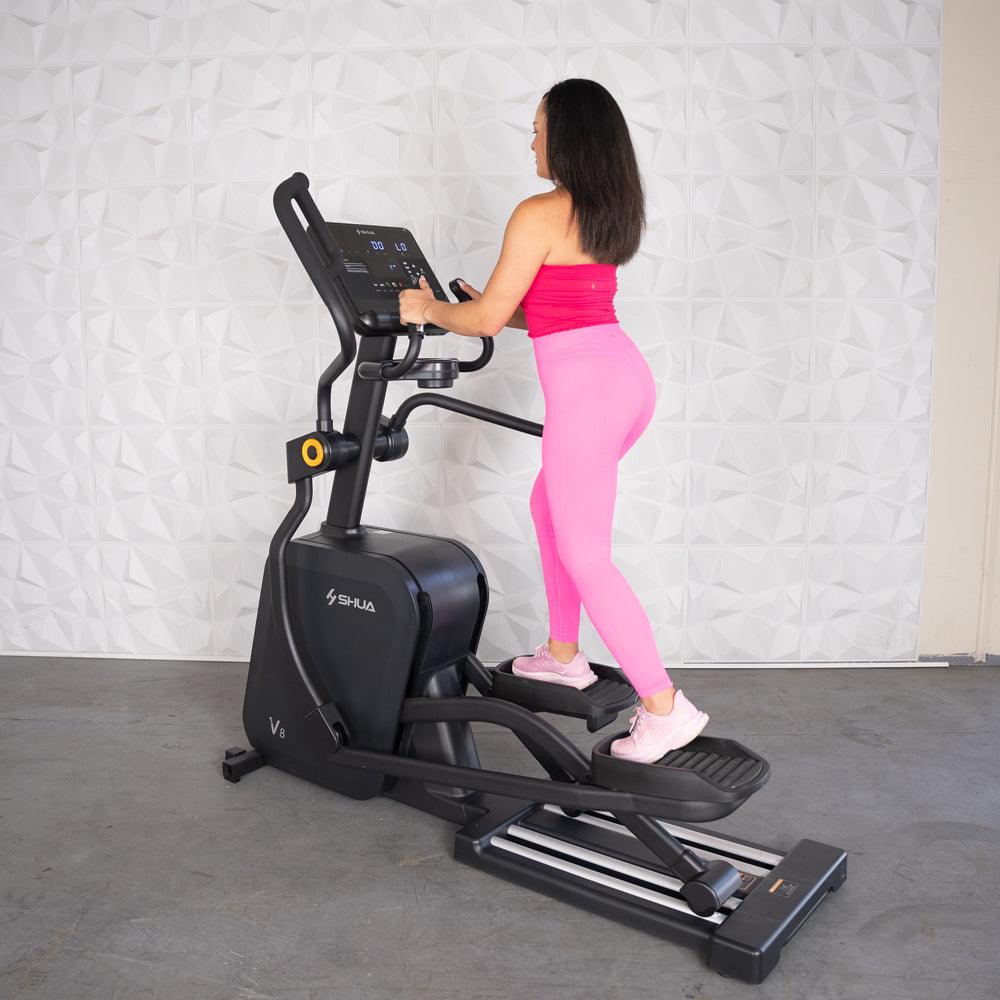 Self Powered Commercial Cross Trainer - Elliptical - Muscle D Fitness - Durable Commercial-Grade Cross Trainer Elliptical