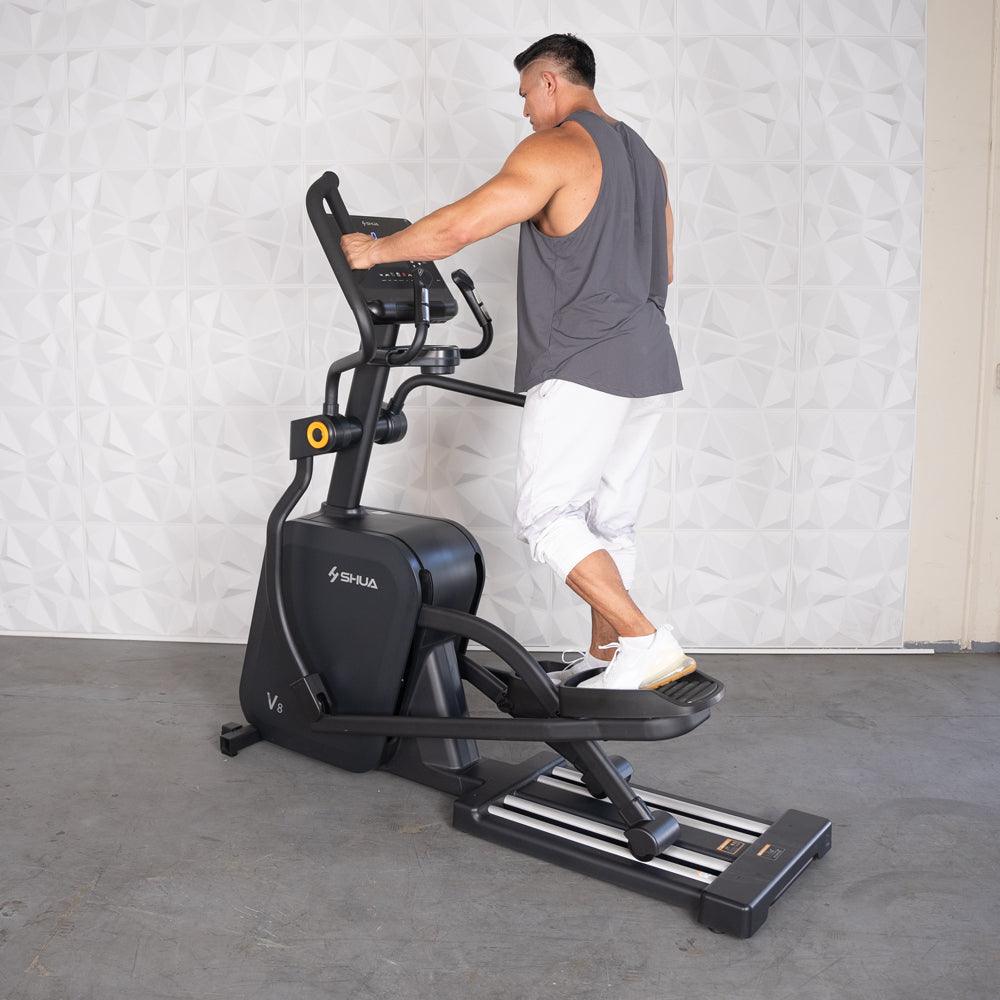 Self Powered Commercial Cross Trainer - Elliptical - Muscle D Fitness - Durable Commercial-Grade Cross Trainer Elliptical