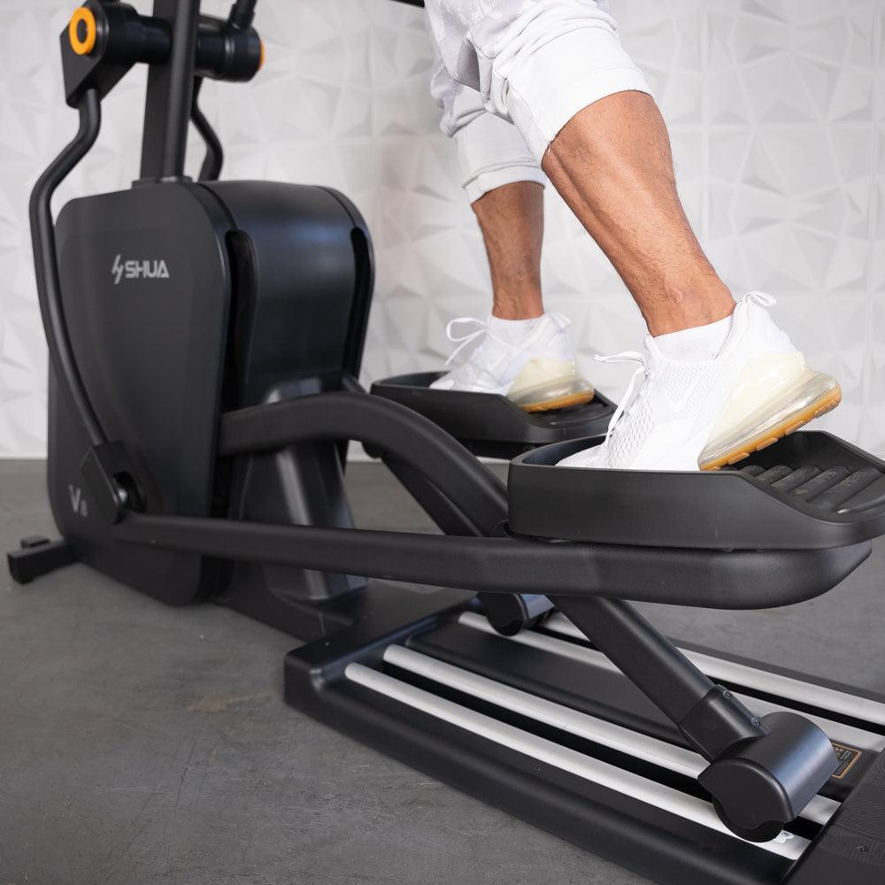 Self Powered Commercial Cross Trainer - Elliptical - Muscle D Fitness - Durable Commercial-Grade Cross Trainer Elliptical