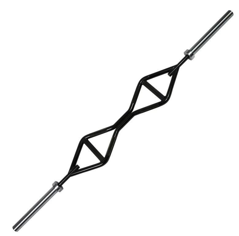 TGrip Pro Series Single Handle Olympic Bar (Rotating Ends) - Multi Grip - Strength Training - Football - Swiss - Neutral