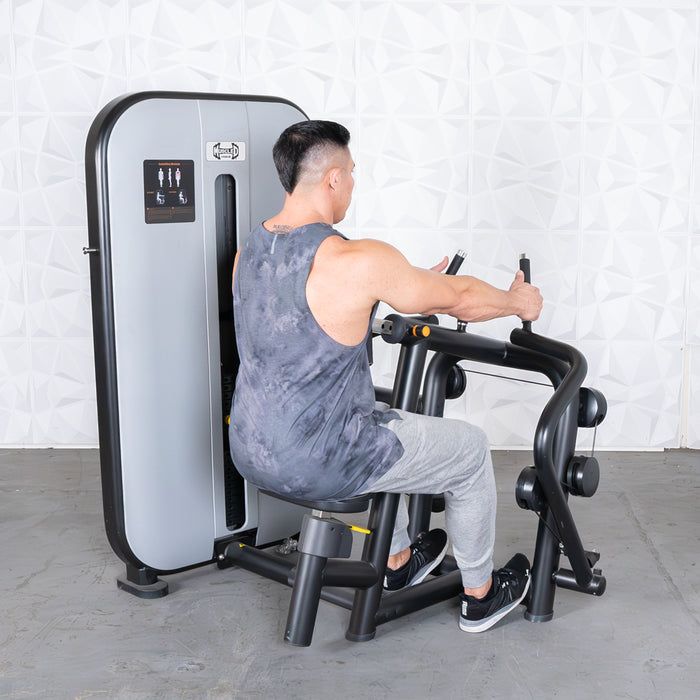 Vogue Seated Row by Muscle D Fitness – Iso-Lateral, Commercial