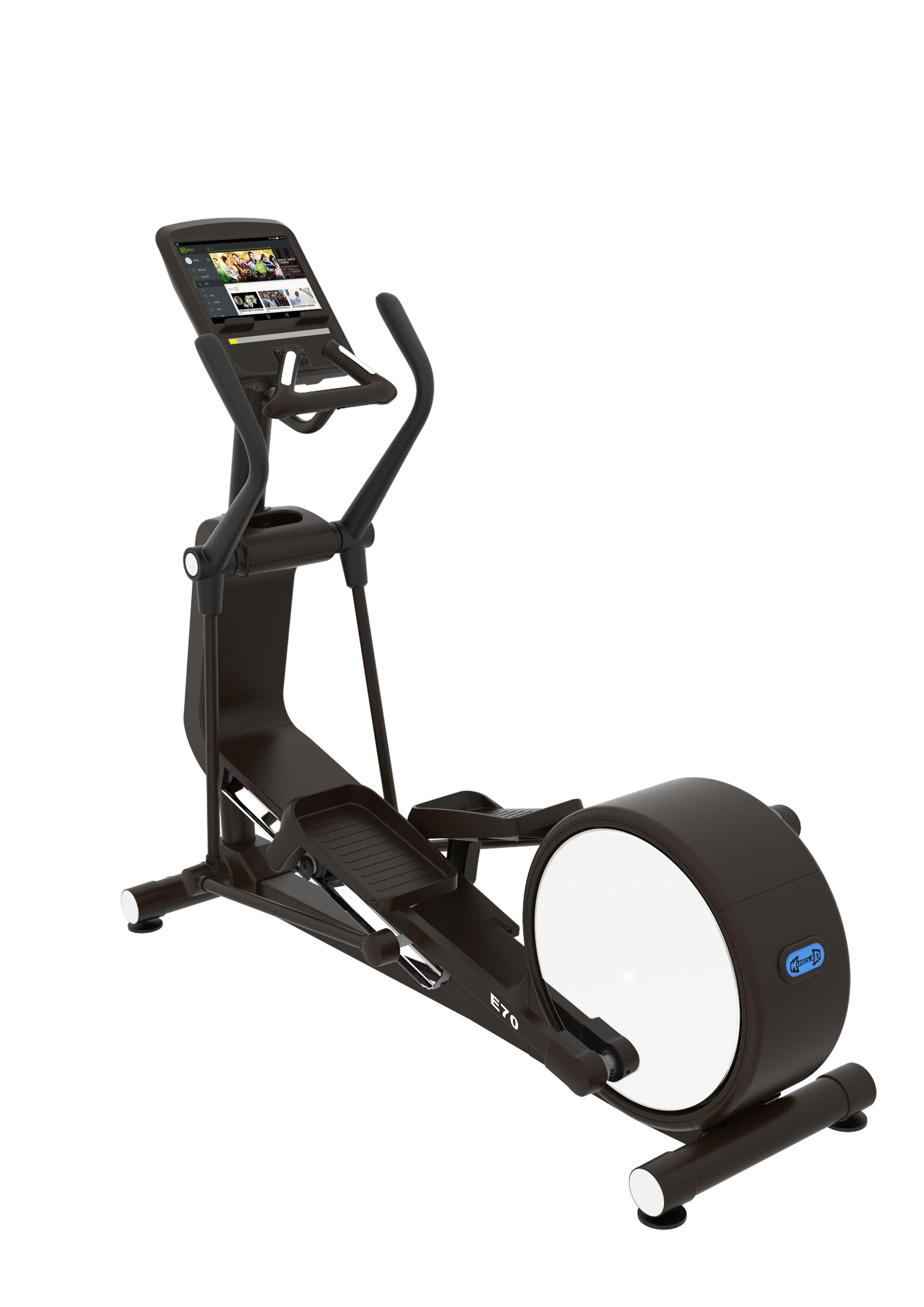 Commercial Elliptical Trainer - Touch Screen - Muscle D Fitness - Comm