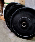 Classic Bumper Plates with Steel Center Hub per Pair - Muscle D Fitness - Virgin Rubber