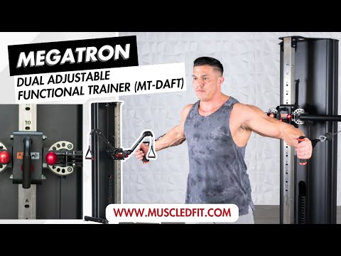 muscle d dual adjustable functional trainer machine product demonstration video