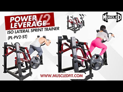 Power Leverage V2  Iso Lateral Sprint Trainer - Muscle D Fitness