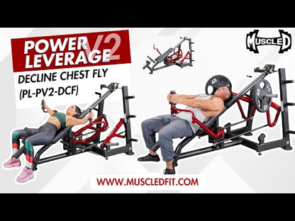 Power Leverage V2 Decline Chest Fly / Most Muscular Machine - Muscle D Fitness