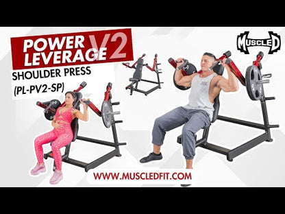 Power Leverage V2 Shoulder Press - Muscle D Fitness