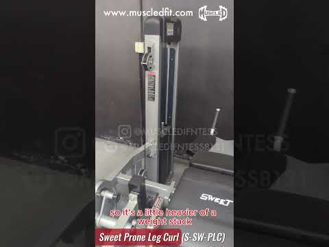 silver prone leg curl selectorized machine product video