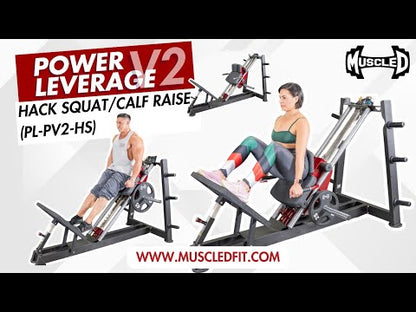 Power Leverage V2  Hack Squat / Calf Raise - Muscle D Fitness