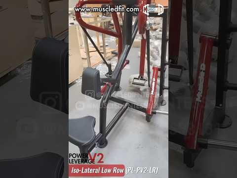 black and maroon plate loaded iso lateral low row machine video