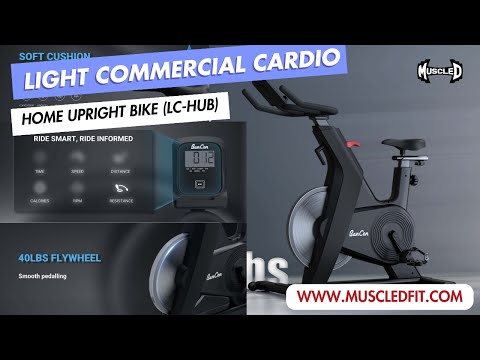 home upright bike product demonstration video