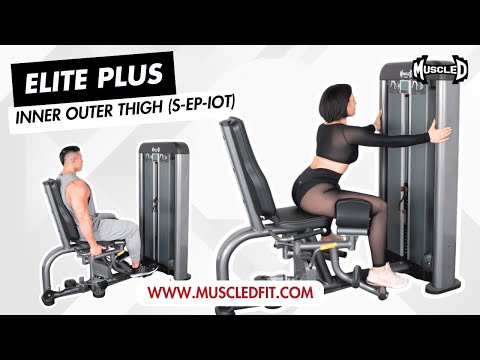 commercial selectorized inner outer thigh combo machine product demonstration video