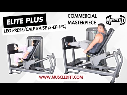 commercial selectorized leg press machine product demonstration video