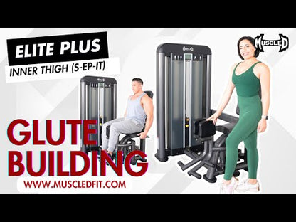 Elite Plus Inner Thigh - Muscle D Fitness - Commercial Grade - Adjustable Seat - Pin Selectorized - Leg Workout