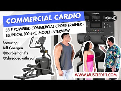 Self Powered Commercial Cross Trainer - Elliptical - Muscle D Fitness - Durable Commercial-Grade Cross Trainer Elliptical