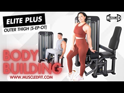 Elite Plus Outer Thigh - Muscle D Fitness - Commercial Grade - Adjustable Seat - Pin Selectorized - Leg Workout